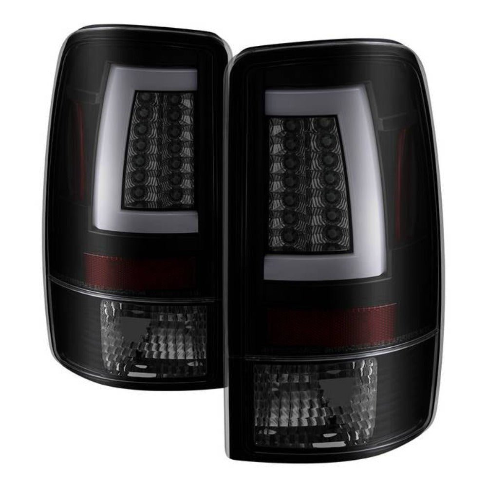 Chevy Suburban/Tahoe 1500/2500 00-06 / GMC Yukon/Yukon XL 00-06 / GMC Yukon Denali/Denali XL 01-06 Version 2 LED Tail Lights - Black Smoke