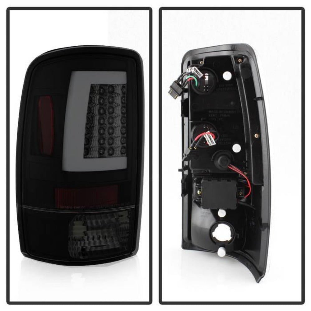 Chevy Suburban/Tahoe 1500/2500 00-06 / GMC Yukon/Yukon XL 00-06 / GMC Yukon Denali/Denali XL 01-06 Version 2 LED Tail Lights - Black Smoke