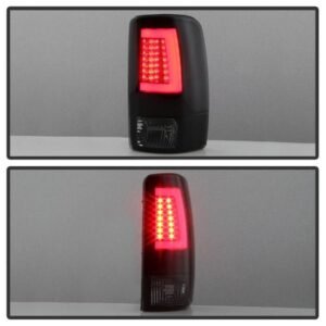 Chevy Suburban/Tahoe 1500/2500 00-06 / GMC Yukon/Yukon XL 00-06 / GMC Yukon Denali/Denali XL 01-06 Version 2 LED Tail Lights - Black Smoke - Image 8
