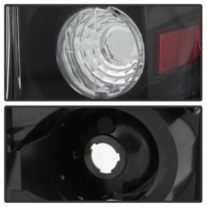 Cadillac Escalade SUV ( Not EXT ) 02-06 Euro Style Tail Lights - Black - Image 5