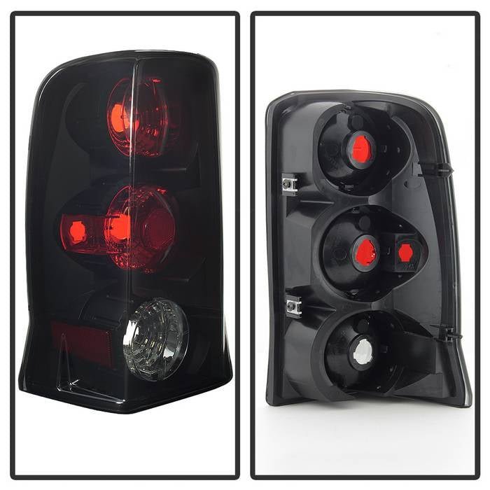 Cadillac Escalade SUV ( Not EXT ) 02-06 Tail Lights - Black Smoke