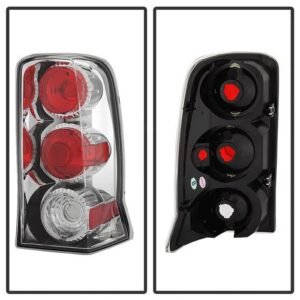Cadillac Escalade SUV ( Not EXT ) 02-06 Euro Style Tail Lights - Chrome - Image 2