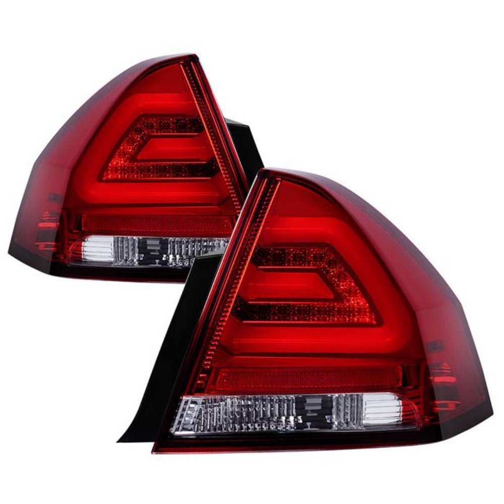 Chevy Impala 06-13 / Impala Limited 14-16 LED Tail Lights - Red Clear
