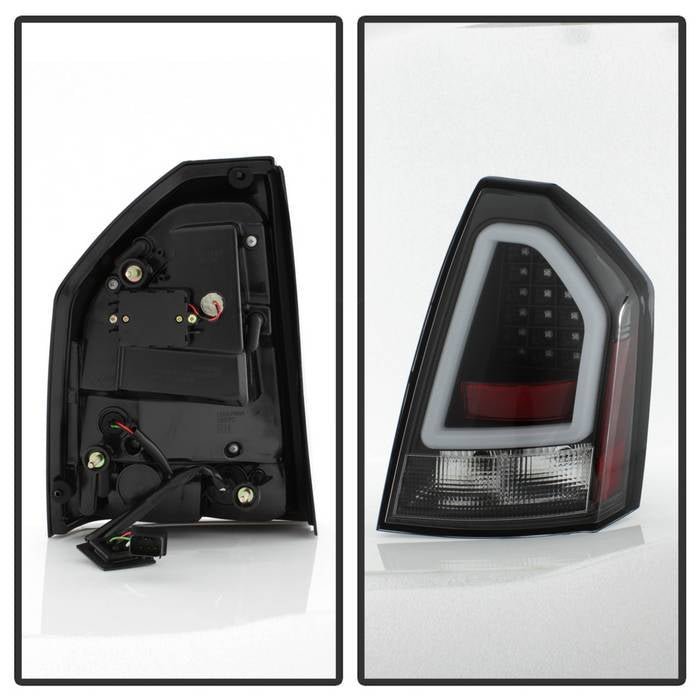 Chrysler 300 05-07 Version 2 Light Bar LED Tail Lights - Black