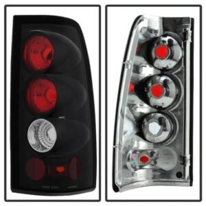 Chevy Silverado 1500/2500 03-06 Silverado Classic 2007 Euro Style Tail Lights - Black - Image 2