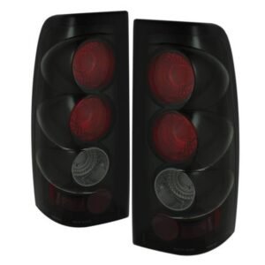 Chevy Silverado 1500/2500 03-06 Silverado Classic 2007 Euro Style Tail Lights - Black Smoke - Image 1