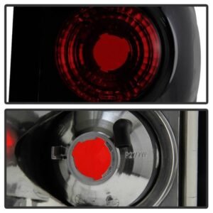 Chevy Silverado 1500/2500 03-06 Silverado Classic 2007 Euro Style Tail Lights - Black Smoke - Image 4