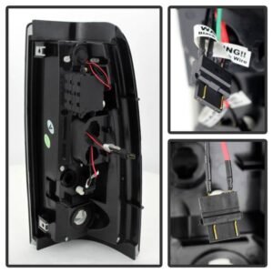 Chevy Silverado 1500/2500 03-06 Silverado Classic 2007 LED Tail Lights - Black Smoke - Image 6