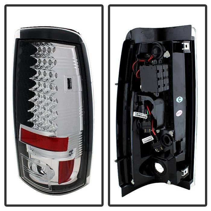 Chevy Silverado 1500/2500 03-06 and 2007 Silverado Classic LED Tail Lights - Chrome