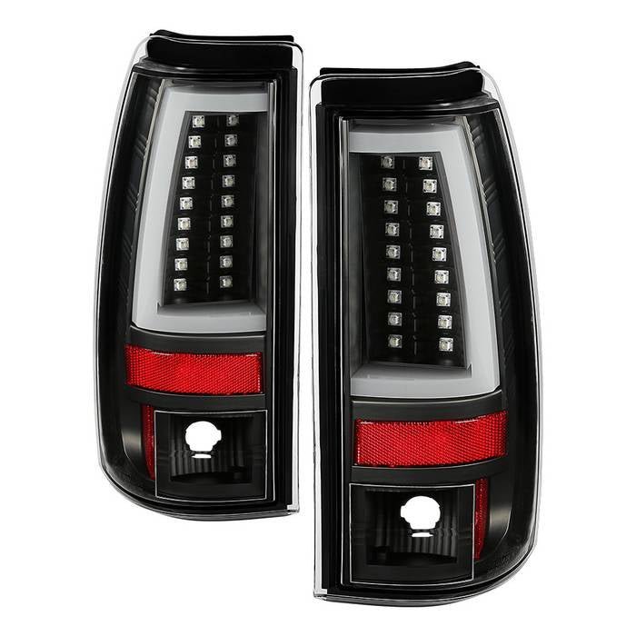 Chevy Silverado 1500/2500 03-06 & 2007 Silverado Classic LED Tail Lights - All Black