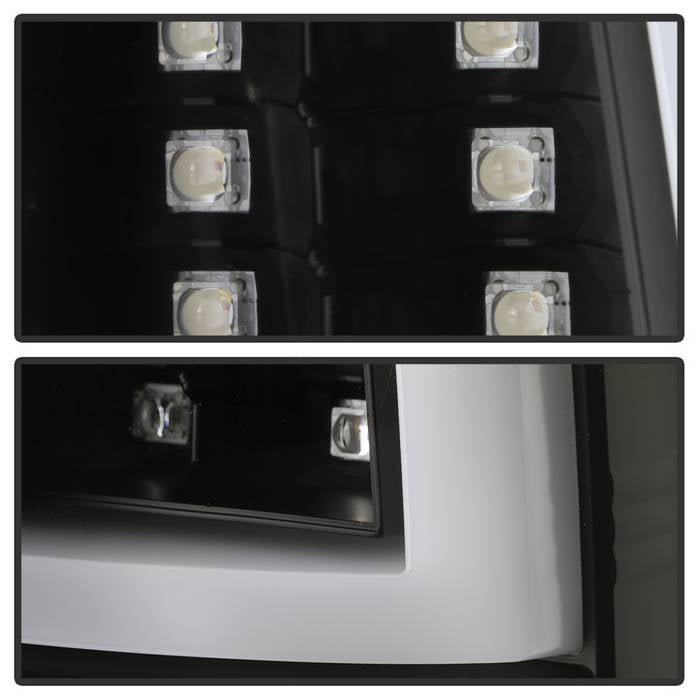 Chevy Silverado 1500/2500 03-06 & 2007 Silverado Classic LED Tail Lights - All Black