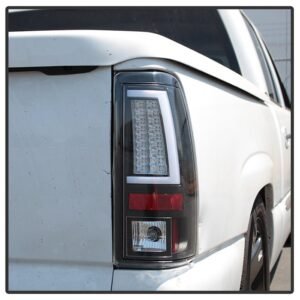 Chevy Silverado 1500/2500 03-06 & 2007 Silverado Classic Version 2 LED Tail Lights - Black - Image 10