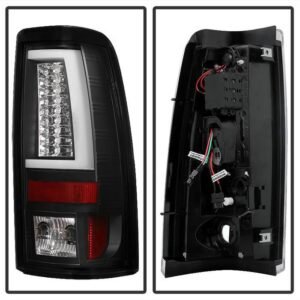 Chevy Silverado 1500/2500 03-06 & 2007 Silverado Classic Version 2 LED Tail Lights - Black - Image 3