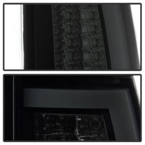Chevy Silverado 1500/2500 03-06 & 2007 Silverado Classic Version 2 LED Tail Lights - Black Smoke - Image 4