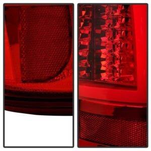 Chevy Silverado 1500/2500 03-06 & 2007 Silverado Classic Version 2 LED Tail Lights - Red Clear - Image 5