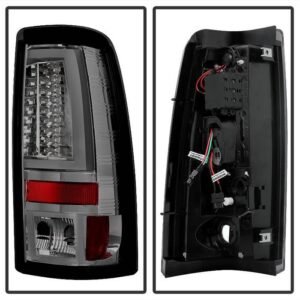 Chevy Silverado 1500/2500 03-07 Silverado Classic LED Tail Lights - Smoke - Image 3