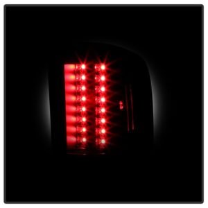 Chevy Silverado 1500 07-13 2500HD/3500HD 07-14 GMC Sierra 3500HD Dually Models 07-14  LED Tail Lights - Black - Image 8