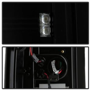 Chevy Silverado 1500 07-13  2500HD/3500HD 07-14 GMC Sierra 3500HD 07-14 LED Tail Lights - Black Smoke - Image 4
