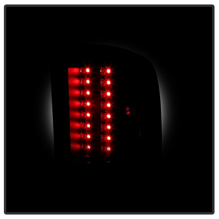 Chevy Silverado 1500 07-13  2500HD/3500HD 07-14 GMC Sierra 3500HD 07-14 LED Tail Lights - Black Smoke