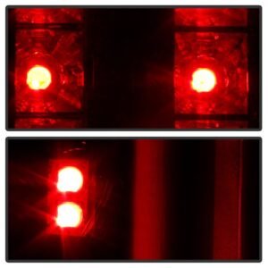 Chevy Silverado 1500 07-13  2500HD/3500HD 07-14 GMC Sierra 3500HD 07-14 LED Tail Lights - Black Smoke - Image 9