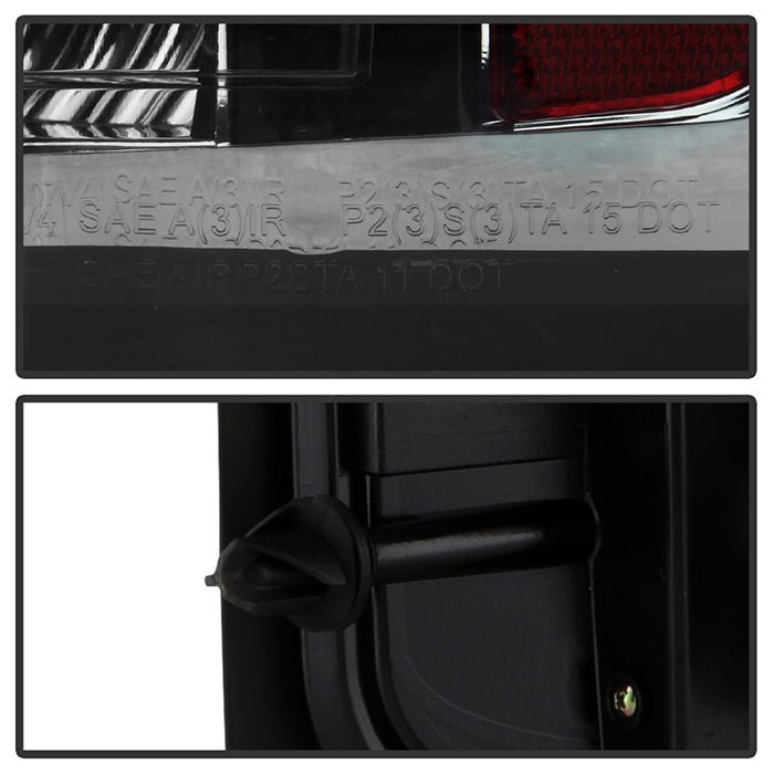Chevy Silverado 1500 07-13 2500HD/3500HD 07-14 LED Tail Lights - Red Smoke