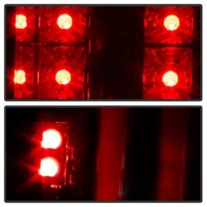 Chevy Silverado 1500 07-13 2500HD/3500HD 07-14 LED Tail Lights - Red Smoke - Image 9