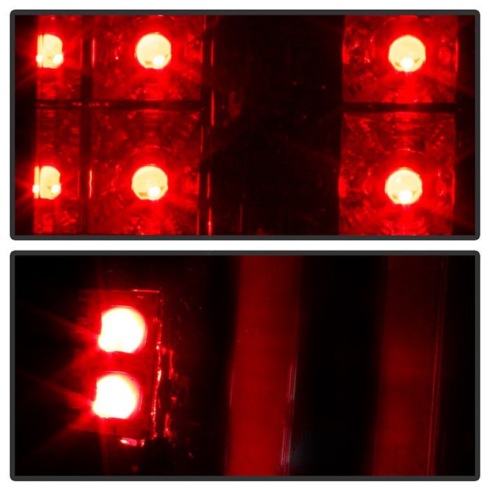 Chevy Silverado 1500 07-13 2500HD/3500HD 07-14 LED Tail Lights - Red Smoke