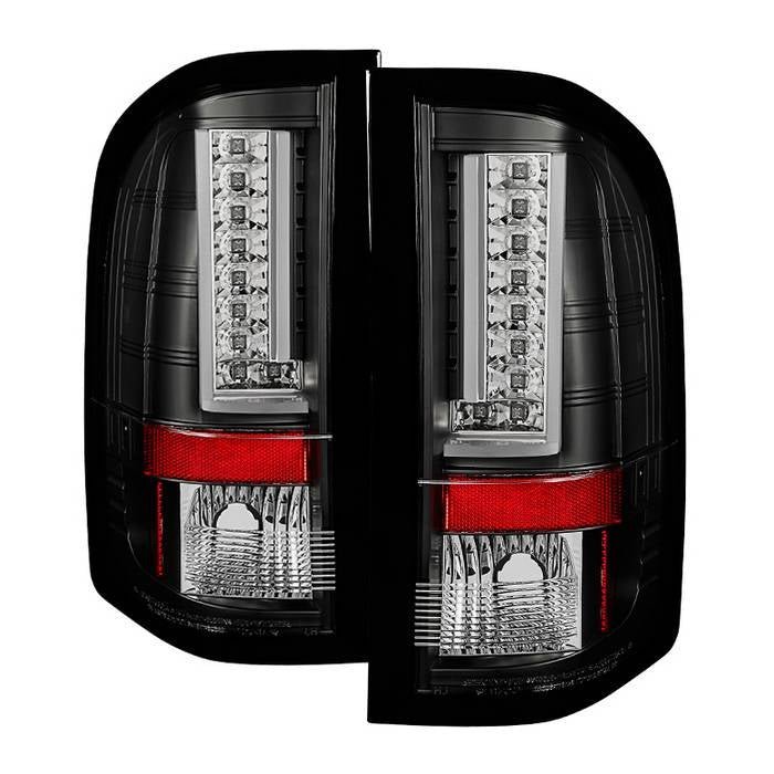 Chevy Silverado 07-13 Version 2 LED Tail Lights - Black