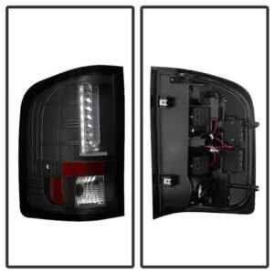 Chevy Silverado 07-13 Version 2 LED Tail Lights - Black - Image 3