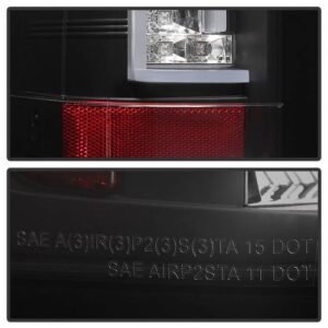 Chevy Silverado 07-13 Version 2 LED Tail Lights - Black - Image 5