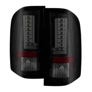 Chevy Silverado 07-13 Version 2 LED Tail Lights - Black - Image 1