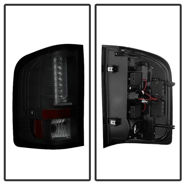 Chevy Silverado 07-13 Version 2 LED Tail Lights - Black