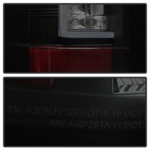 Chevy Silverado 07-13 Version 2 LED Tail Lights - Black - Image 5