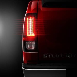 Chevy Silverado 07-13 Version 2 LED Tail Lights - Black - Image 8