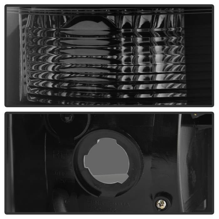 Chevy Silverado 07-13 Version 3 Light Bar LED Tail Lights - Black Smoke