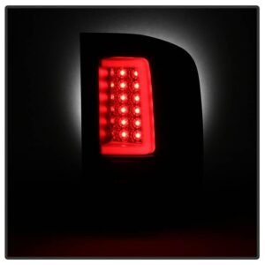 Chevy Silverado 07-13 Version 3 Light Bar LED Tail Lights - Black Smoke - Image 6