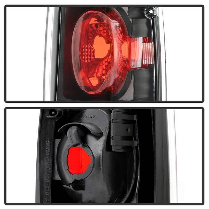 Chevy S10/S10 Blazer 82-93 / GMC Jimmy 82-94 / GMC Sonoma 91-93 / Oldsmobile Bravada 91-94 Euro Style Tail Lights - Black