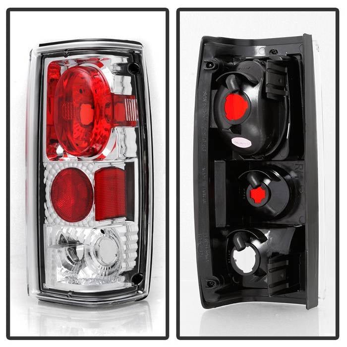 Chevy S10/S10 Blazer 82-93 / GMC Jimmy 82-94 / GMC Sonoma 91-93 / Oldsmobile Bravada 91-94 Euro Style Tail Lights - Chrome