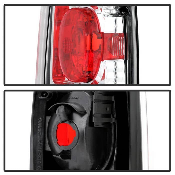 Chevy S10/S10 Blazer 82-93 / GMC Jimmy 82-94 / GMC Sonoma 91-93 / Oldsmobile Bravada 91-94 Euro Style Tail Lights - Chrome