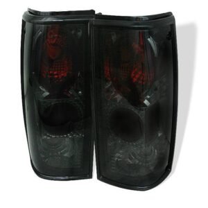 Chevy S10/S10 Blazer 82-93 / GMC Jimmy 82-94 / GMC Sonoma 91-93 / Oldsmobile Bravada 91-94 Euro Style Tail Lights - Signal-1157(Not Included) - Smoke - Image 1