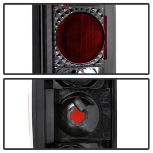 Chevy S10/S10 Blazer 82-93 / GMC Jimmy 82-94 / GMC Sonoma 91-93 / Oldsmobile Bravada 91-94 Euro Style Tail Lights - Signal-1157(Not Included) - Smoke - Image 4