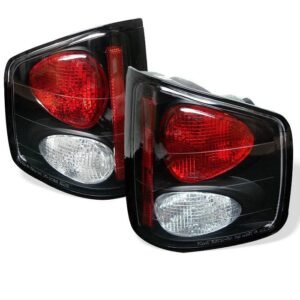 Chevy S10 94-04 / GMC Sonoma 94-04 / Isuzu Hombre 96-00 Euro Style Tail Lights - Black - Image 1