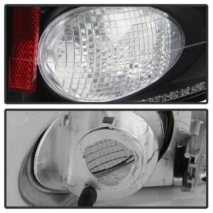Chevy S10 94-04 / GMC Sonoma 94-04 / Isuzu Hombre 96-00 Euro Style Tail Lights - Black - Image 5