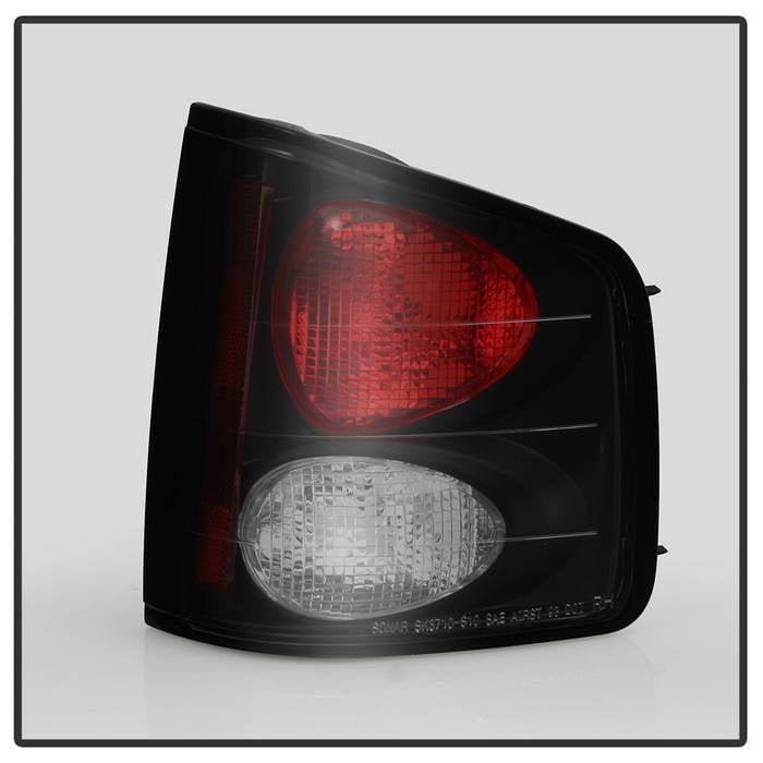 Chevy S10 94-04 / GMC Sonoma 94-04 / Isuzu Hombre 96-00 Euro Style Tail Lights- Black Smoke