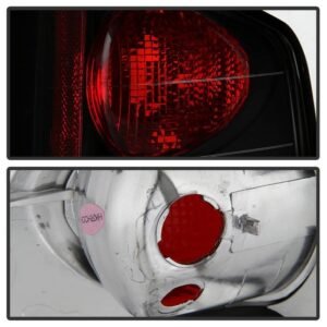 Chevy S10 94-04 / GMC Sonoma 94-04 / Isuzu Hombre 96-00 Euro Style Tail Lights- Black Smoke - Image 4
