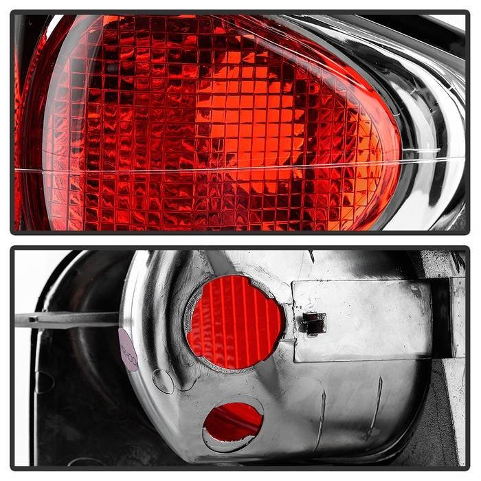 Chevy S10 94-04 / GMC Sonoma 94-04 / Isuzu Hombre 96-00 Euro Style Tail Lights-Chrome