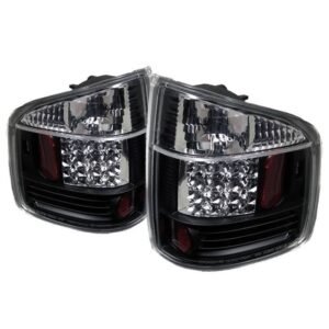 Chevy S10 94-04 / GMC Sonoma 94-04 / Isuzu Hombre 96-00 LED Tail Lights - Black - Image 1