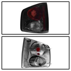 Chevy S10 94-04 / GMC Sonoma 94-04 / Isuzu Hombre 96-00 Euro Style Tail Lights - Smoke - Image 2