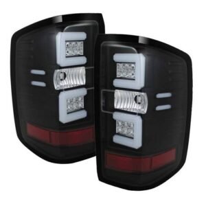 Chevy Silverado 1500 14-18 / Silverado 2500HD/3500HD 15-19 / 15-19 GMC SIERRA 3500HD Tail Lights - Black - Image 1