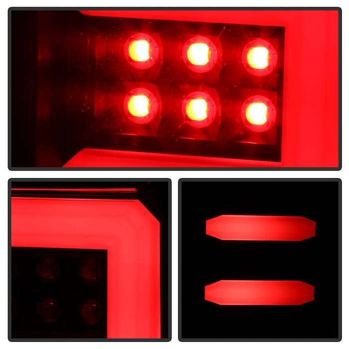 Chevy Silverado 1500 14-18 / Silverado 2500HD/3500HD 15-19 / 15-19 GMC SIERRA 3500HD Tail Lights -All Black